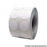 Etiqueta Redonda Branca