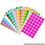 Etiqueta Colorida Redonda