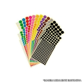 Etiqueta de Bolinha Colorida