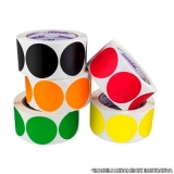 Etiqueta de Controle Colorida