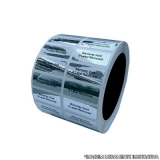 onde fazer etiqueta metalizada personalizada  Rosário do Sul