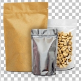 Saco Stand Up Pouch de Papel Kraft