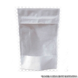 Saco Zip Pouch Transparente